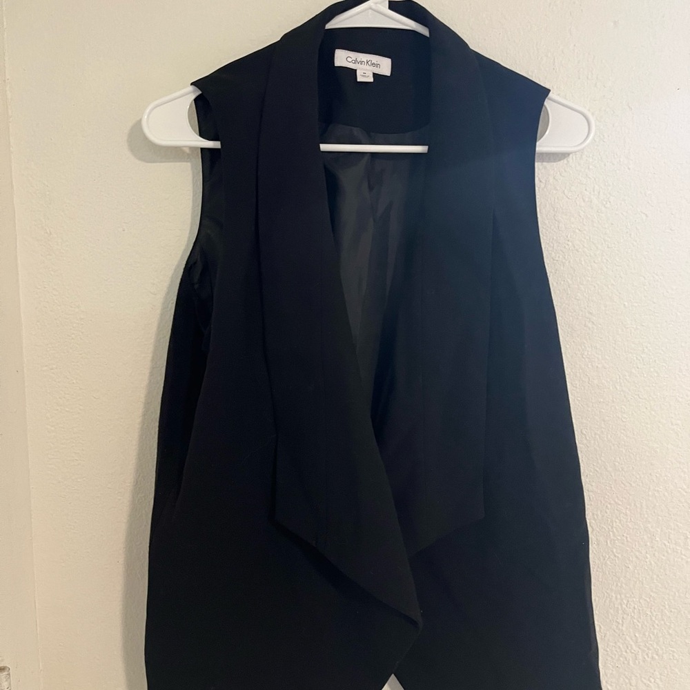 Calvin Klein Black Sleeveless Vest